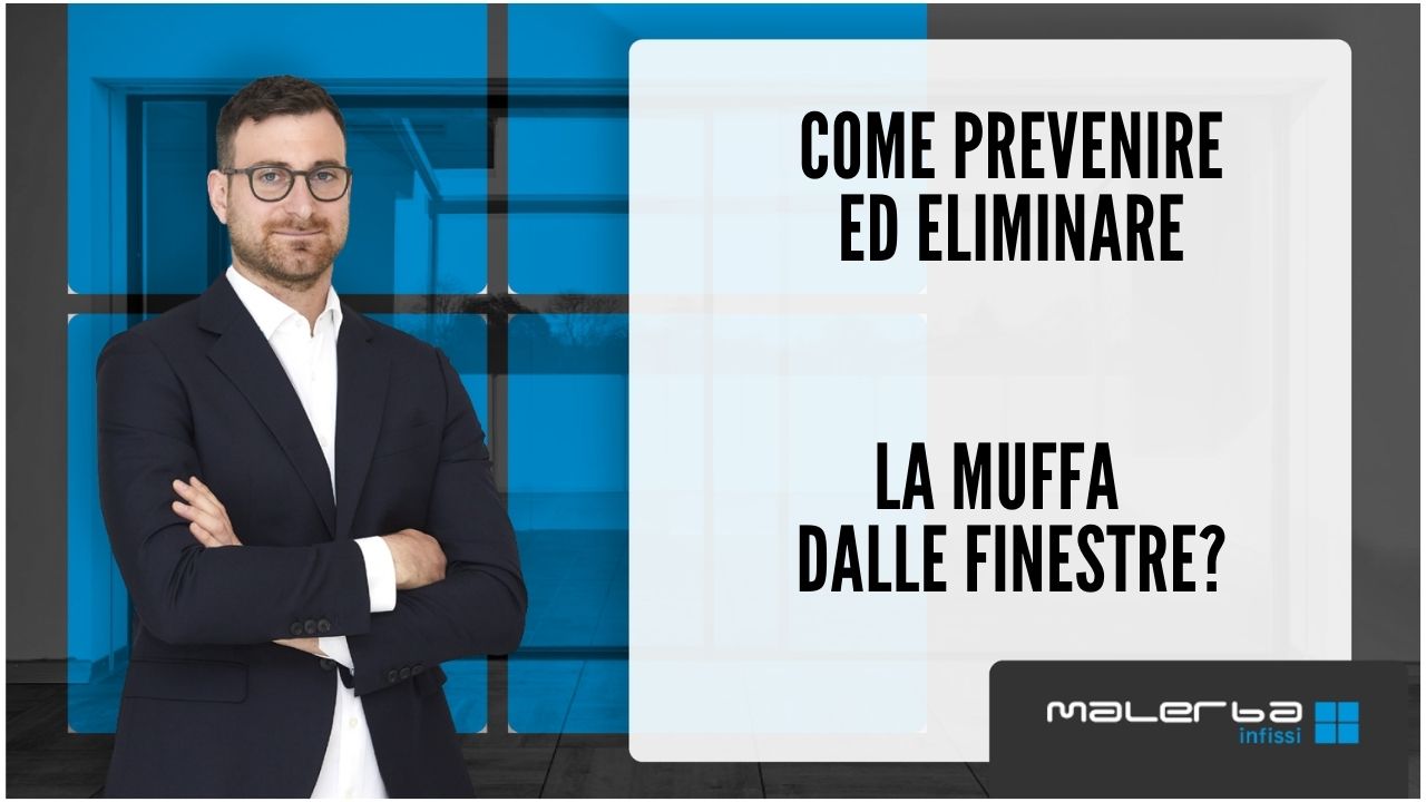 eliminare la muffa dalle finestre
