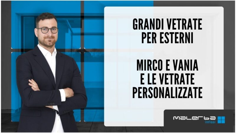 grandi vetrate per esterni