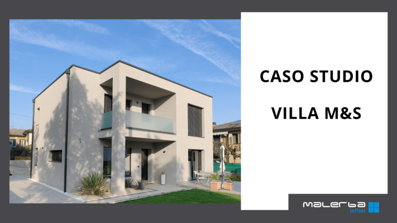 Infissi Minimali In Alluminio Per Villa a Spinea (Venezia)