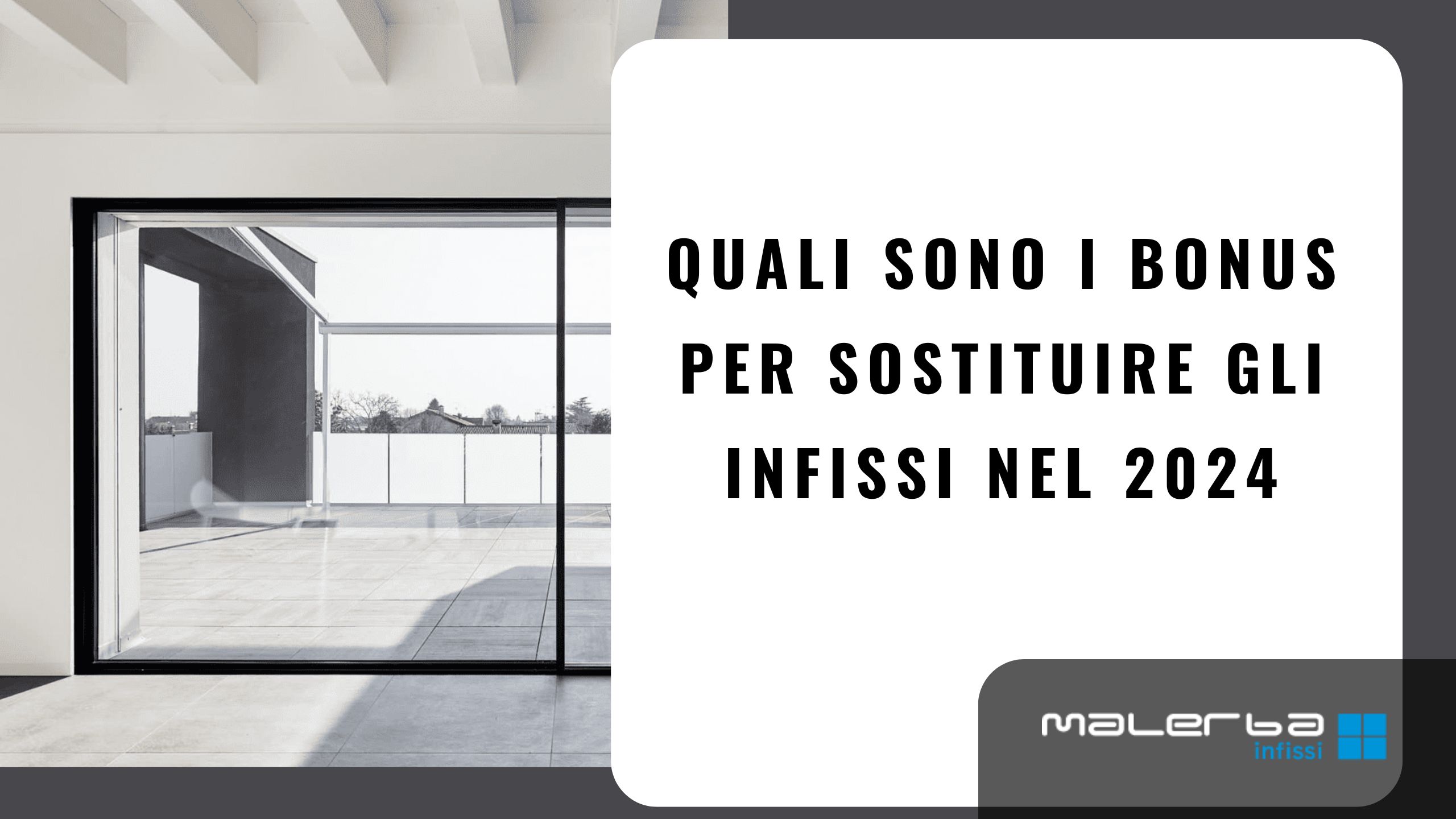 Bonus finestre 2024